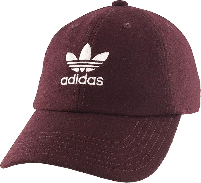 Amazon.com: adidas Originals Women's Relaxed Fit Strapback Cap, Noble Red, ONE SIZE : Clothing 