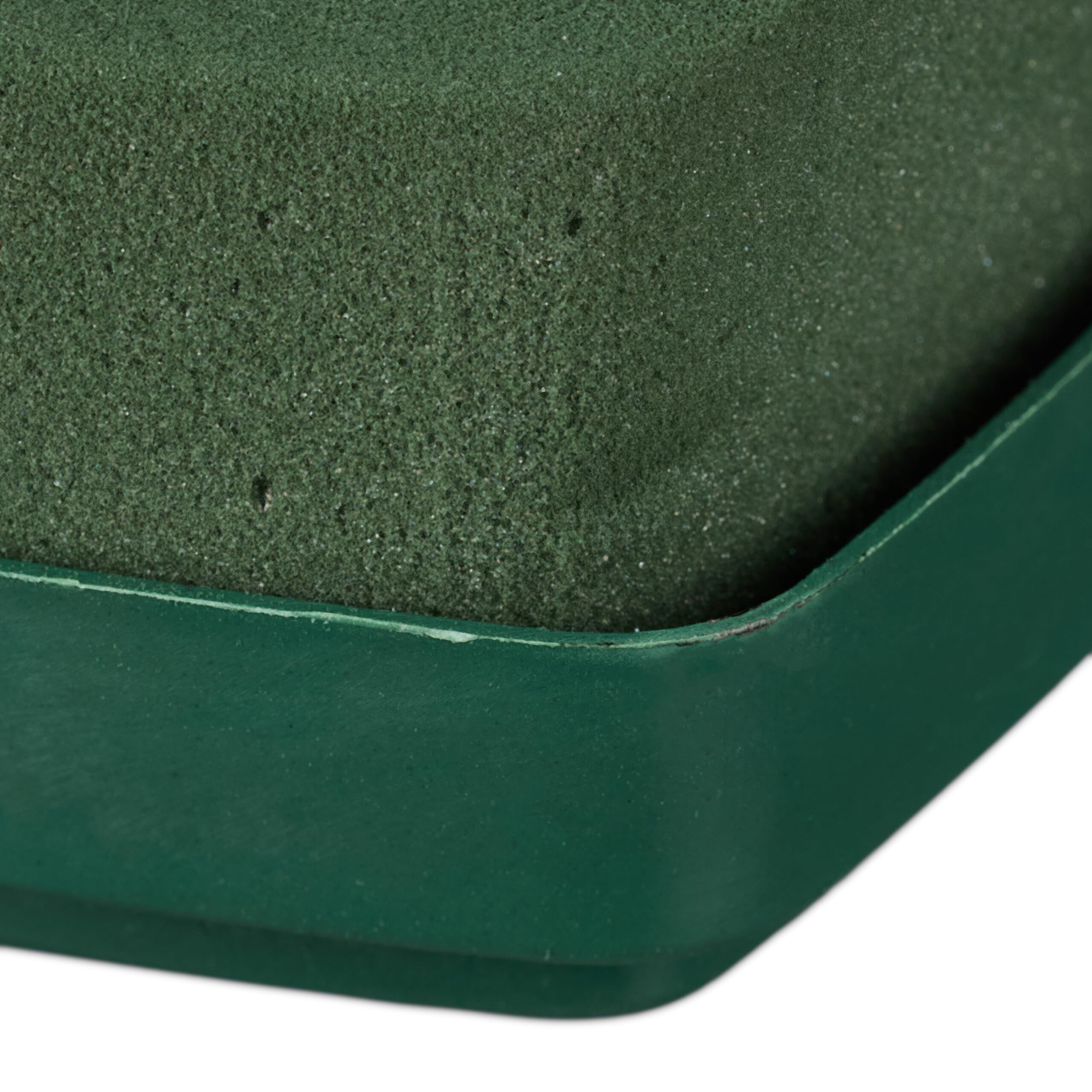 Relaxdays Spugna per Fiori Freschi e Secchi, Set 2 Cuori in Schiuma Floreale, 24x23x4 cm, Base Ghirlanda Fioristi, Verde