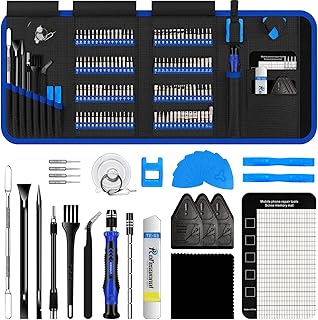 KIROGILY 150 in 1 Precision Screwdriver Set, Computer Repair Tool Kit, Small Screwdriver for Electronics PC Laptop MacBook Cell Phone iPhone Nintendo Switch PS4 PS5 Xbox Controller(Blue)