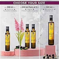 Vista 3 de Texas Hill Country Olive Co Miller's Blend Aceite de oliva virgen extra – Aceite de oliva gourmet AOVE prensado en frío – rico y robusto – perfecto