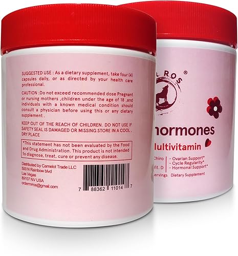 Miniatura 9 de Happy Hormonas Multivitamínico PCOS para mujeres - Myo y D-Chiro Inositol 401, Omega-3, Vitamina D3, Zinc y Magnesio Equilibrio Hormonal, Ciclo y