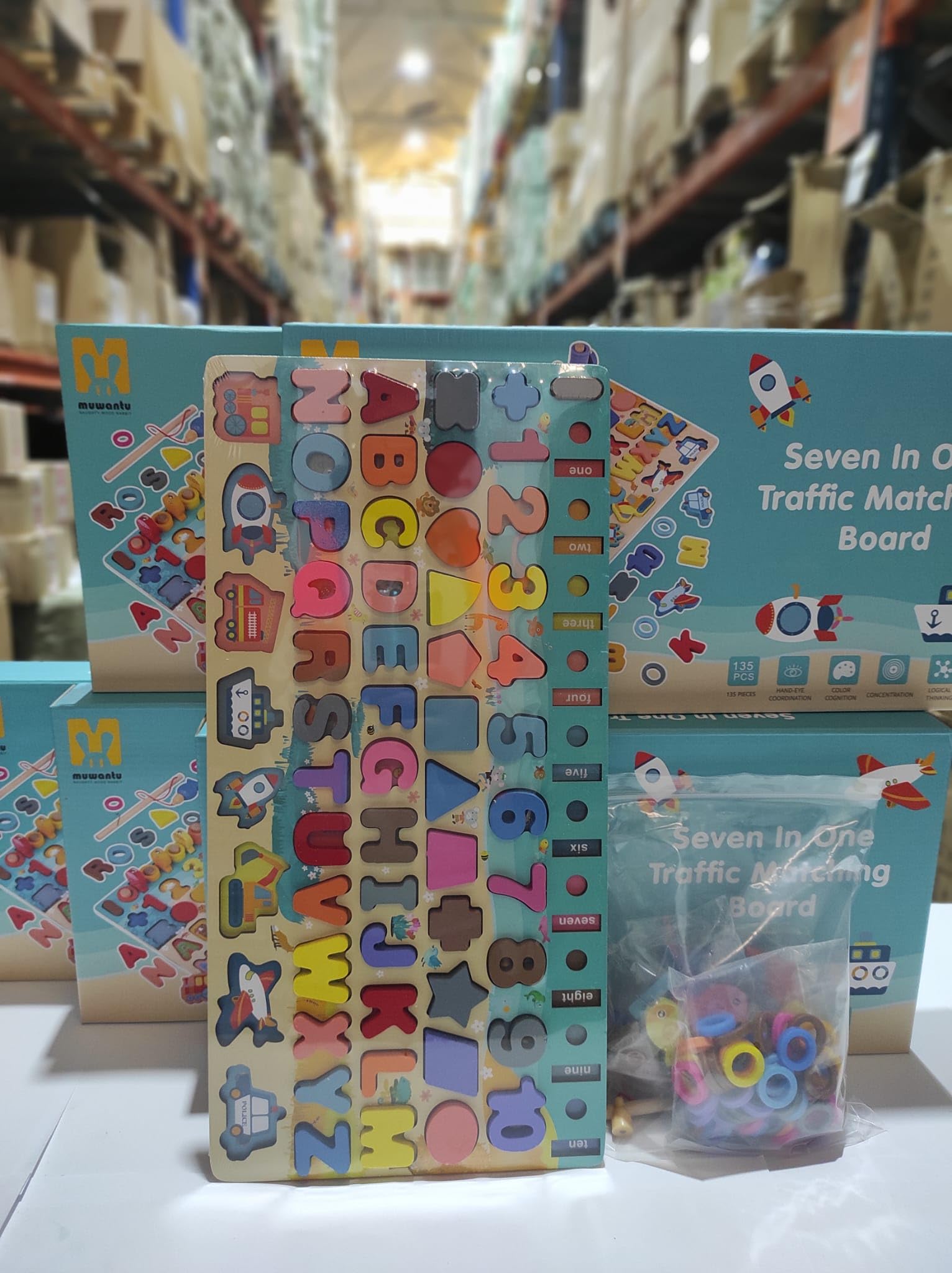 MayMax Juguetes Educativos de Aprendizaje para Ninos - Estimula la logica, los Colores y la motricidad Fina, Materiales Seguros y Horas de Juego Creativo en Familia