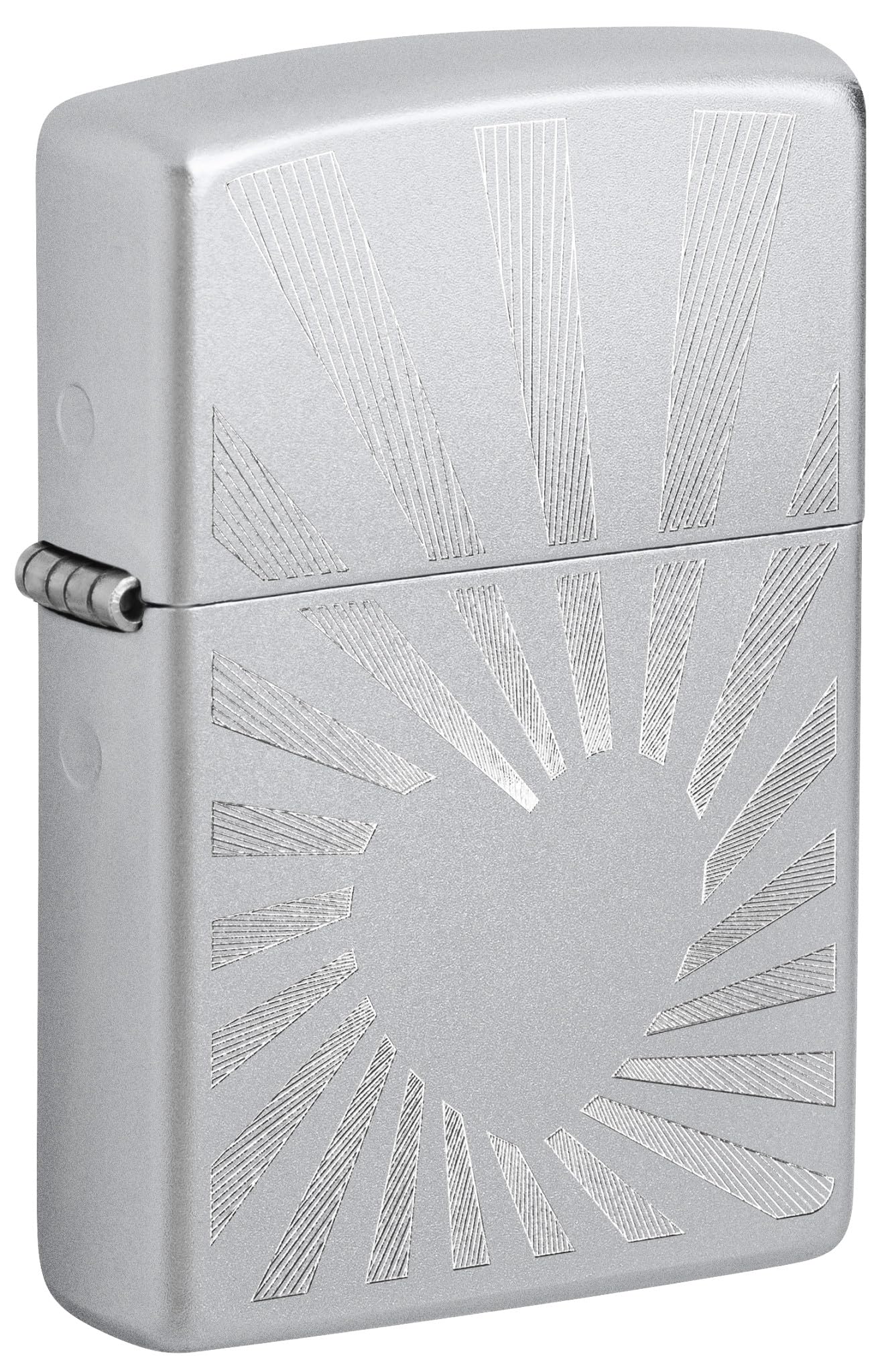 Zippo Zapalniczka Sztormowa, Motyw Love Positivity, Satynowy Chrom, Grawer Automatyczny, do Napełniania, Wielokrotnego Użytku, Odporna na Wiatr, Pudełko Prezentowe, Wyprodukowana w USA