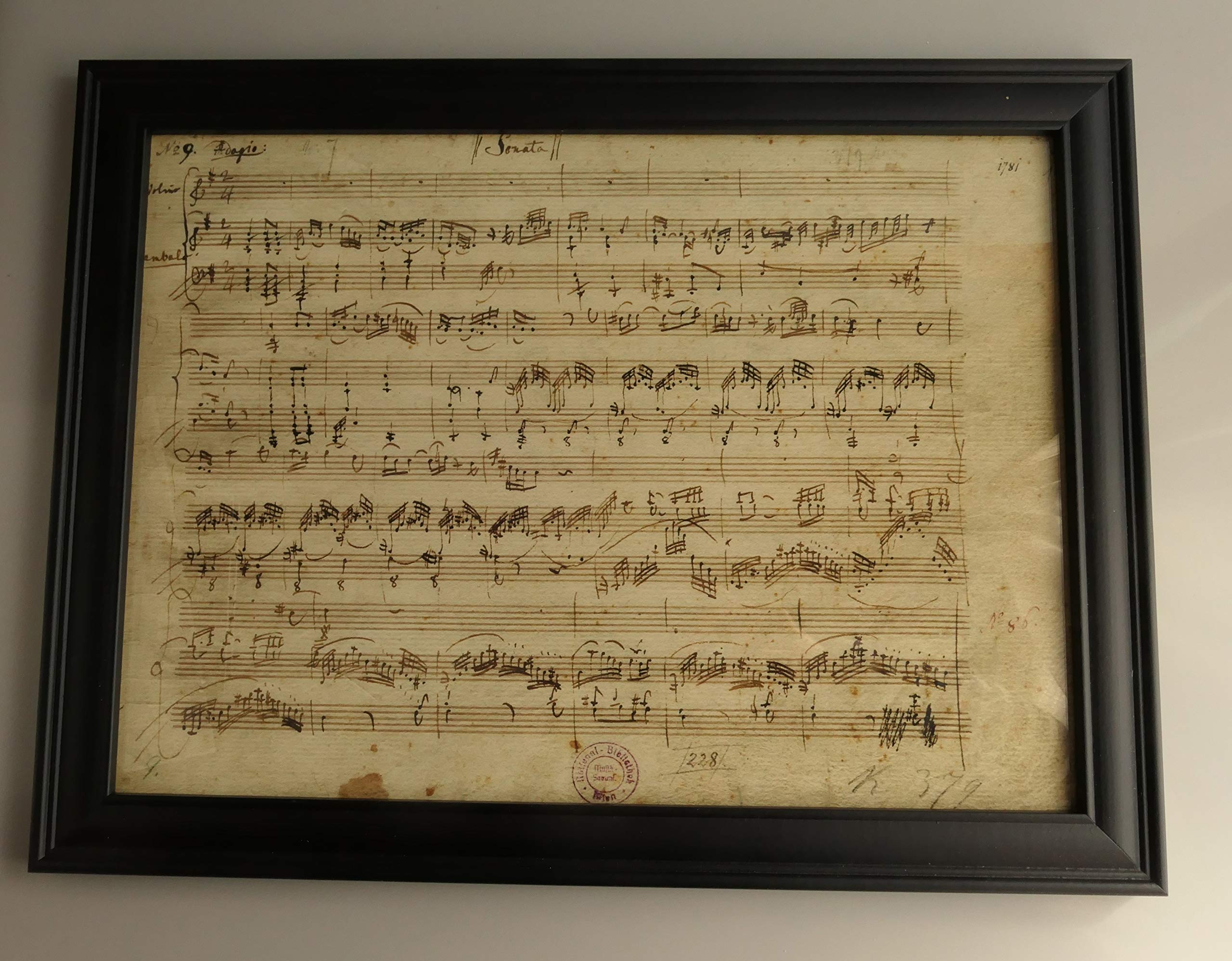 Amazon | BiblioArt Series 【特価・現品限り】「モーツァルト自筆譜