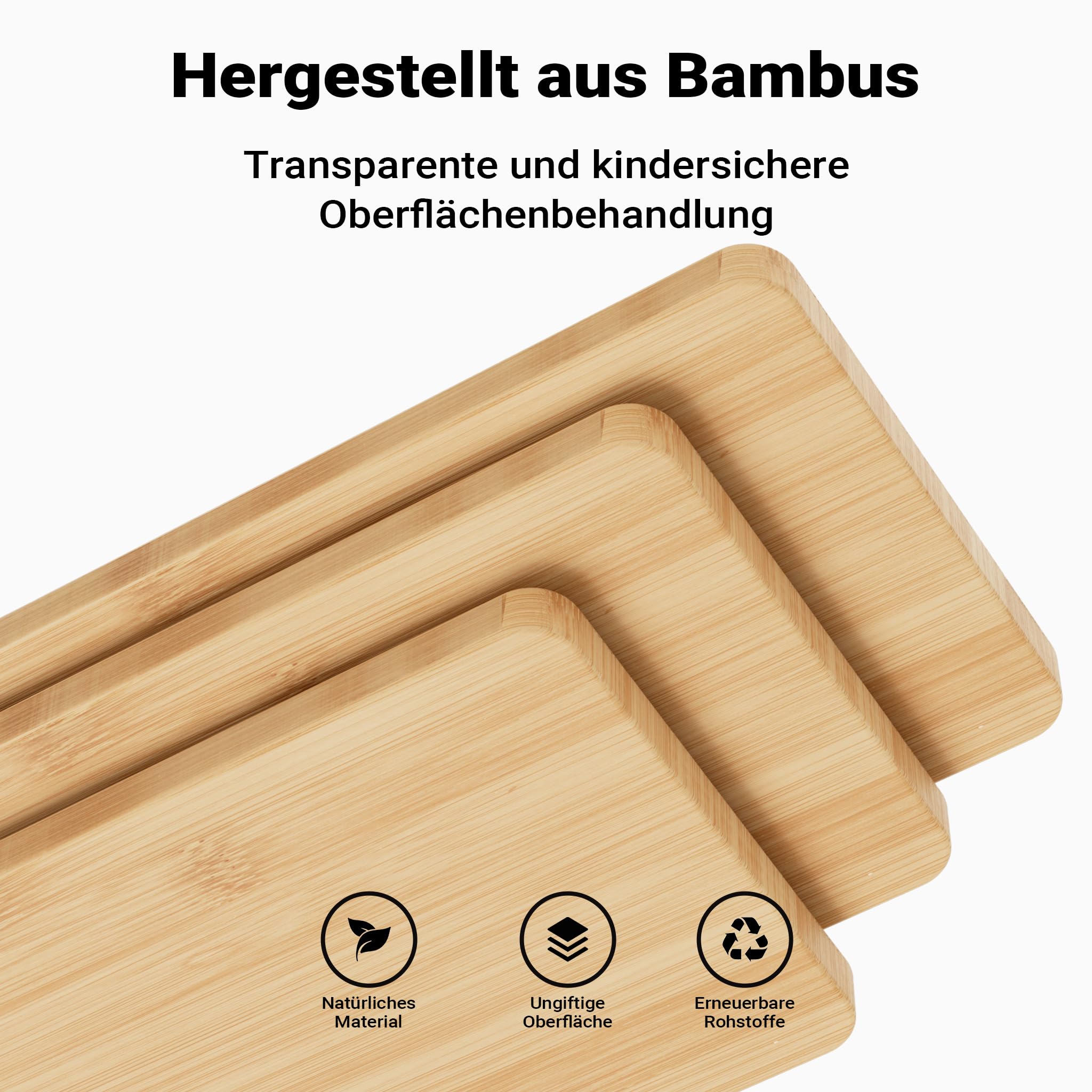 Wiltec Kinderstuhl Lernturm 57 x 46 x 90 cm aus Bambus, Lernstuhl für Kinder mit Geländer, Stehturm mit Schutzstab
