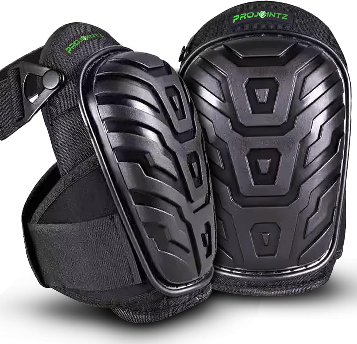 Gel Knee Pads for Work – Heavy Duty Construction Knee Pads With Foam Cushioning - Adjustable, Comfortable Fit For Flooring, Roofing, Gardening