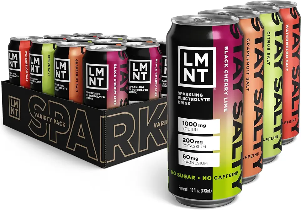 Drink LMNT Sparkling Electrolyte Drink - Variety Pack | 12-Count