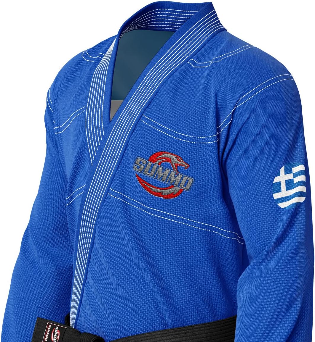 Summo Sports Greek Blue Sublimation Bjj Gi