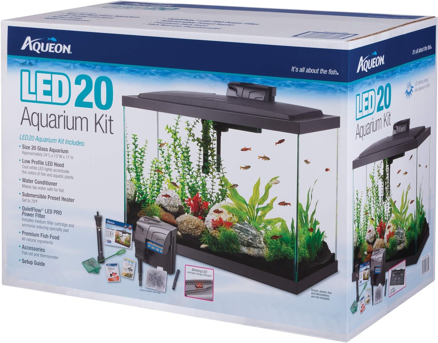 Aqueon Background LED Light Kit, 20 gallon