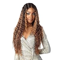 Vista 7 de Sensationnel Butta - Pelucas de encaje – Unidad 17 extra ancha de 5 pulgadas de profundidad, línea de cabello sintético previamente despuntada, sin