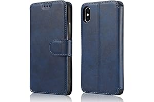 QLTYPRI iPhone XS Wallet Case - Premium PU Leather, Protective and Convenient