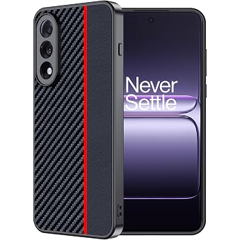 FDHYFGDY Case for OnePlus Nord 5 Protective Case - Waterproof and Shockproof - Carbon Fibre Mobile Phone Case Compatible OneP