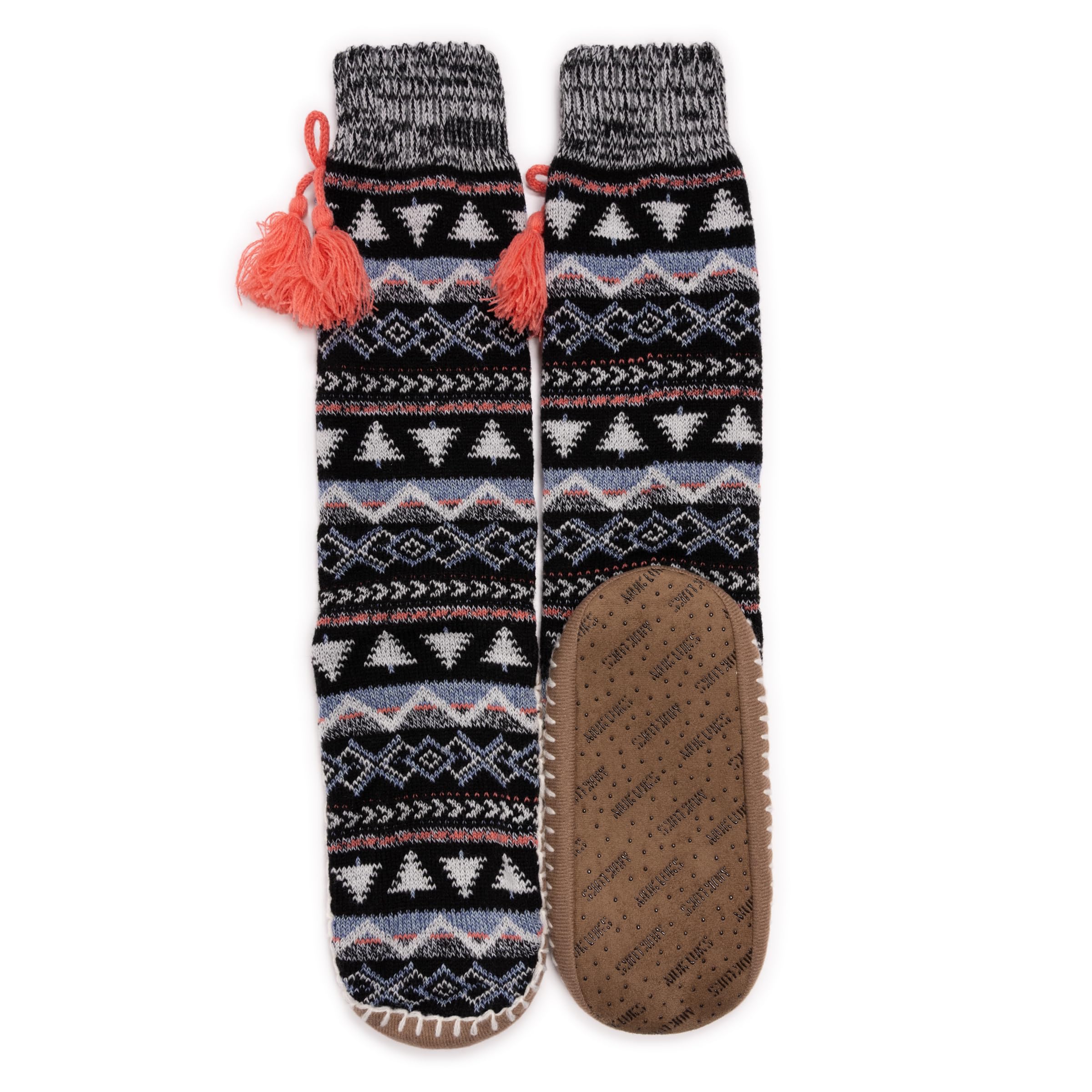 MUK LUKS Women's Pull on, Black, XL