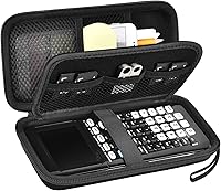 Vista 1 de Funda para calculadora gráfica Texas Instruments TI-84 Plus CE Color Graphing, también se adapta a TI-83 Plus/para Casio fx-9750GII, gran capacidad