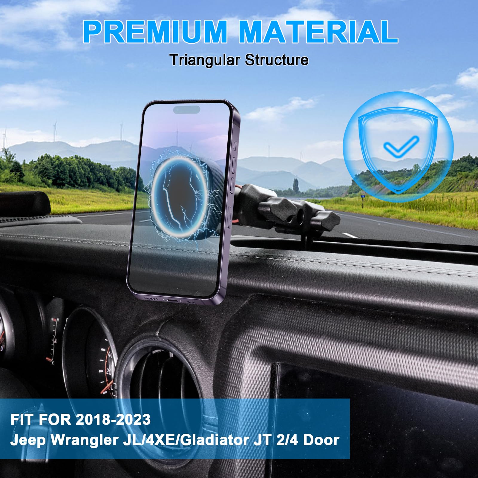 Jeep Gladiator Accessories Course Motorsports DirectFit Phone