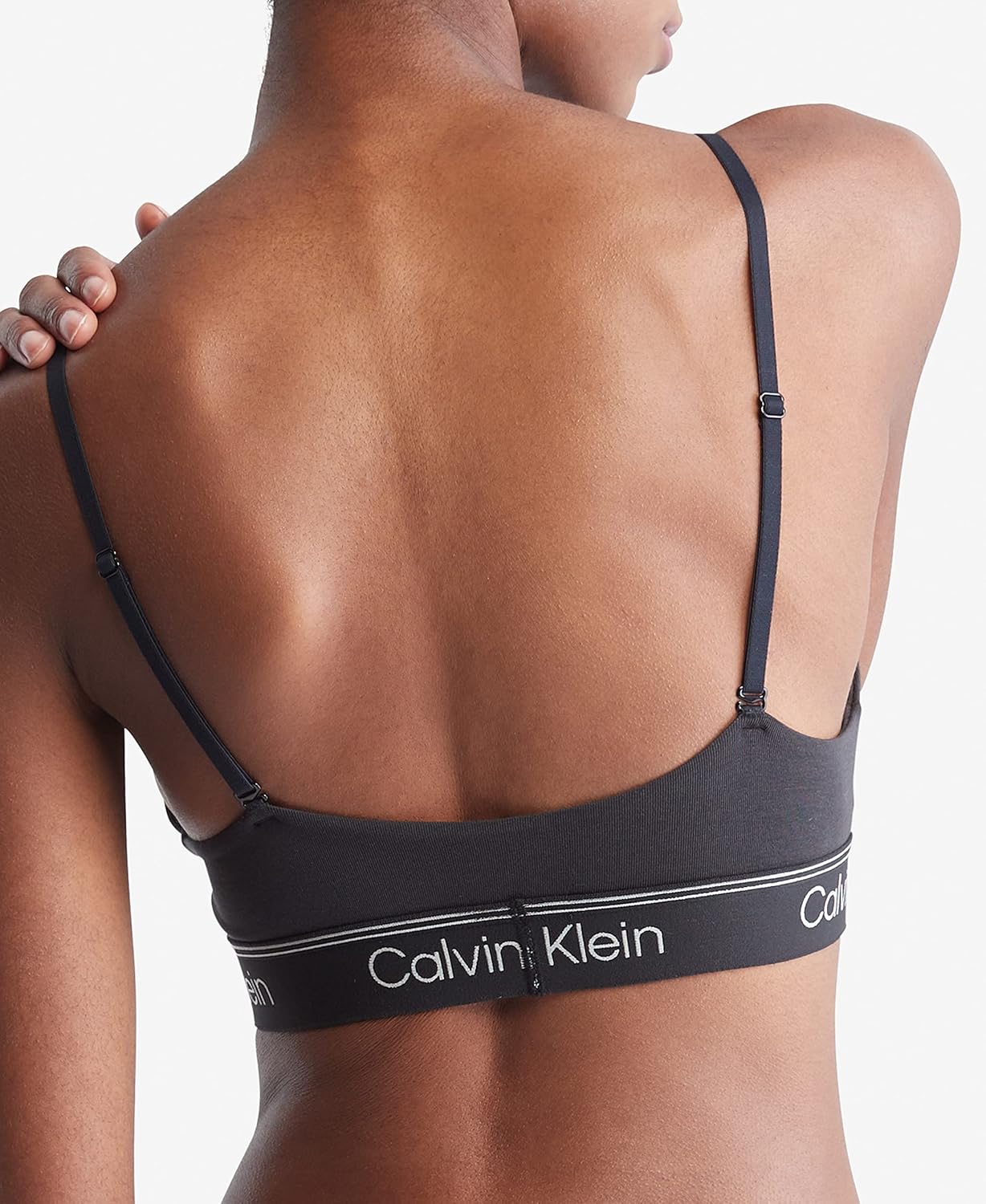 Calvin Klein Womens Intense Power Pride Lightly Lined Triangle Bralette - Image 2