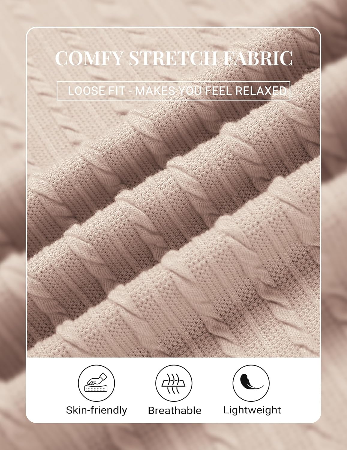 COOFANDY Mens Polo Shirt Textured Knit Button Casual Short Sleeve Summer Vacation Beach Stretchy Golf Shirts - Image 5