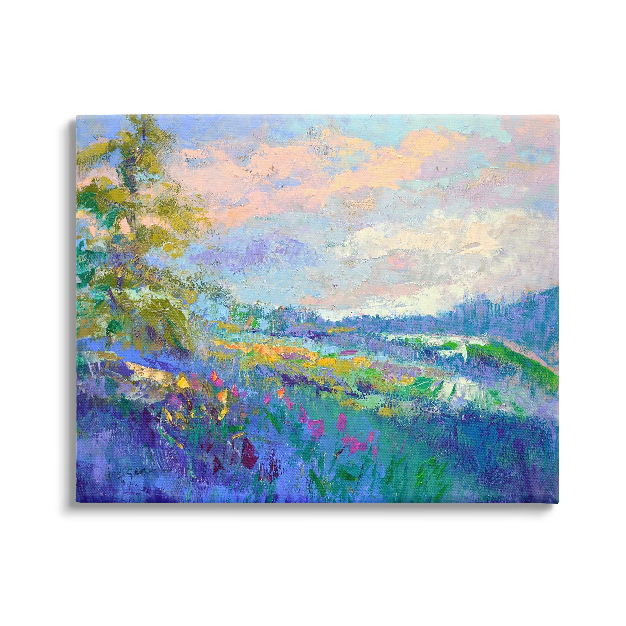 Stupell Industries Modern Hill Woodland Landscape Canvas Wall Art, Design by Dorothy Fagan