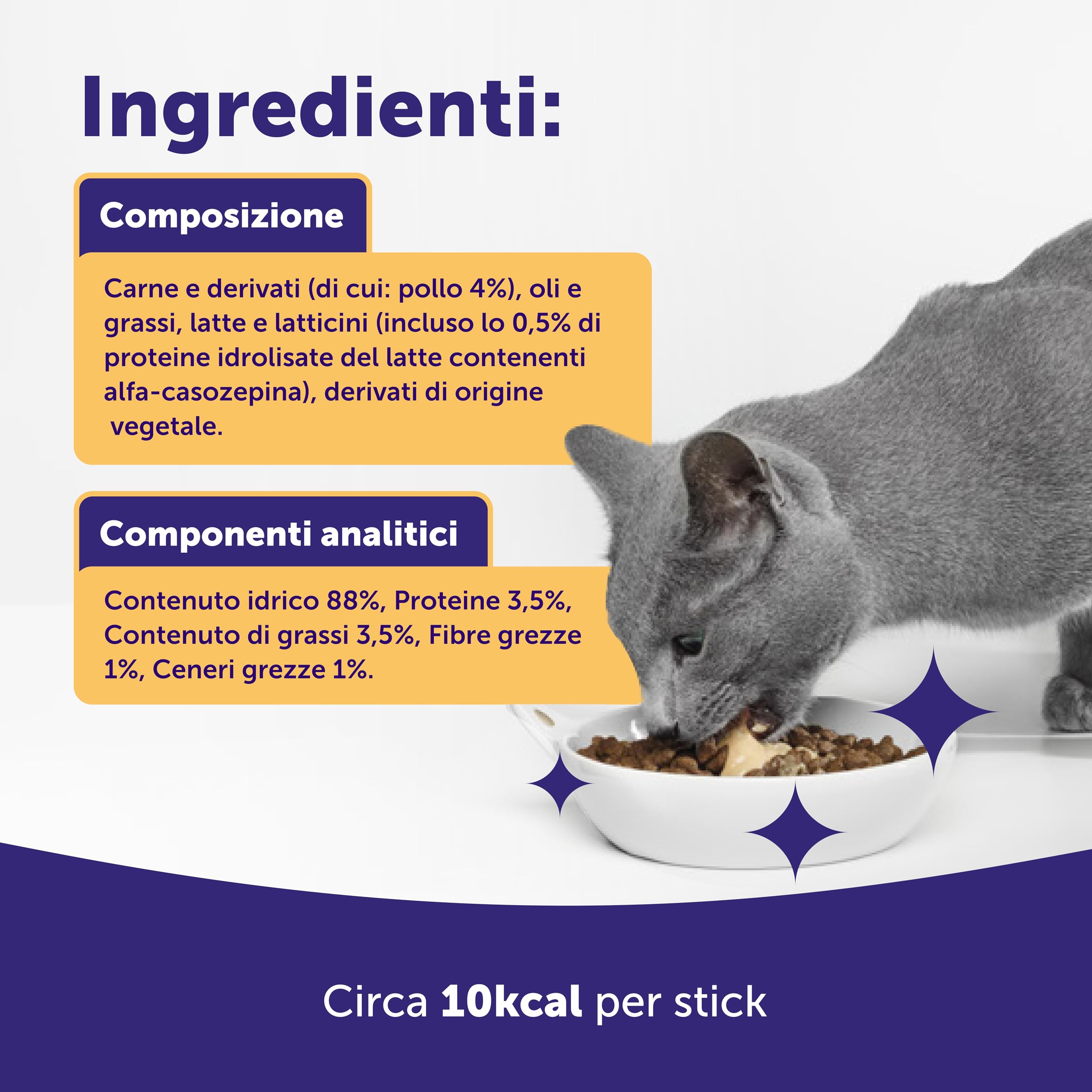Happy Snack by FELIWAY – Gustosi snack calmanti per gatti, 6 stick – Aiuta il tuo gatto a sentirsi più tranquillo e rafforza il legame tra di voi.
