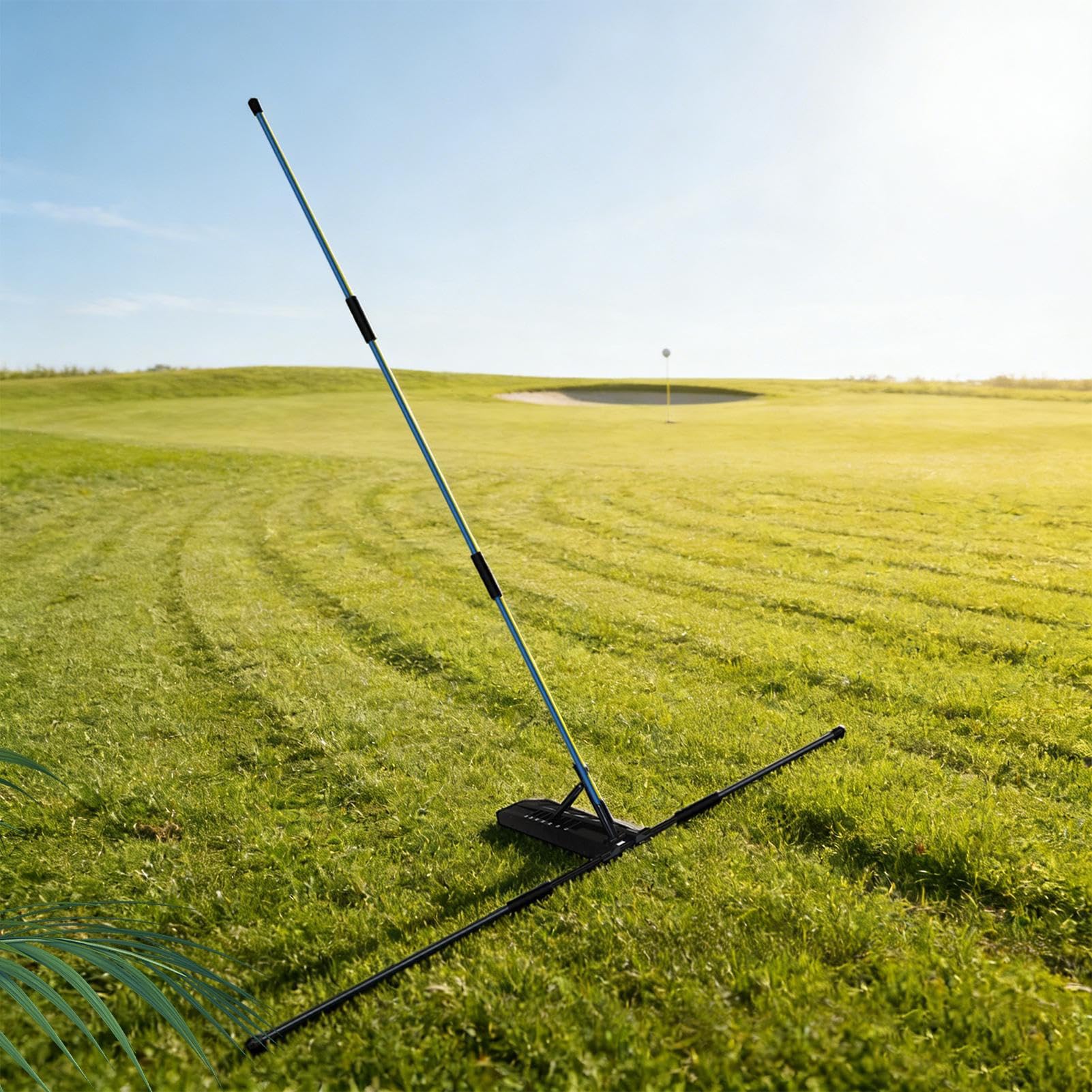 Ausrichtungsstab – verstellbarer Schwungrutentrainer – Golf-Übungsstab, für Chipping-Übungen, Indoor-Schlagen, Hinterhof, Zuhause