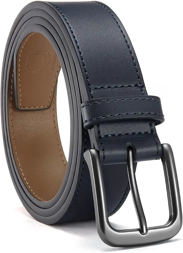 CHAOREN Mens Belts Leather - 35mm Genuine Leather Belt for Jeans - Men Gift for Casual Dress