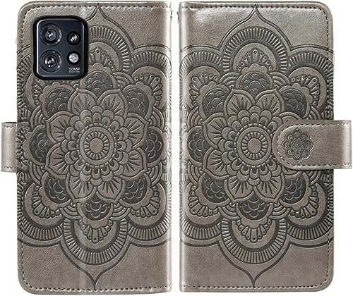 Miniatura 6 de Asuwish Funda para teléfono Motorola Edge + Plus 2023Edge 40 Pro 5GMoto X40 con protector de pantalla de vidrio templado y tarjetero de cuero con