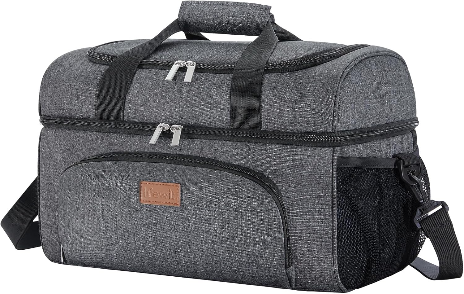 Lifewit Insulated Cooler Bag, 32/48 Can Large Leakproof Beach Cooler, Lightweight Portable Double Layer Soft-Sided Travel Ice Chest for Camping, Kayaking, Road Trips, Grocery Shopping