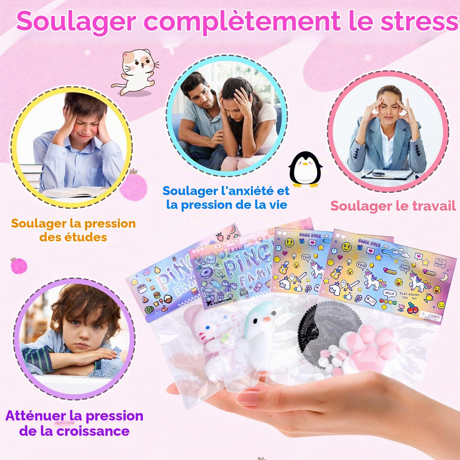 Squishy patte de chat 🐾 Il me reste 2 modèles de squishy patte de chat, avec 10% de remise 🤩 N'hésite pas à les découvrir sur ma boutique en ligne catégorie
