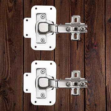 Badem10 Furniture Cabinet Cover Metal Repair Hair Hanaks Furniture Cabinet Cover Hinge Flat Stone Hinge Set of 4