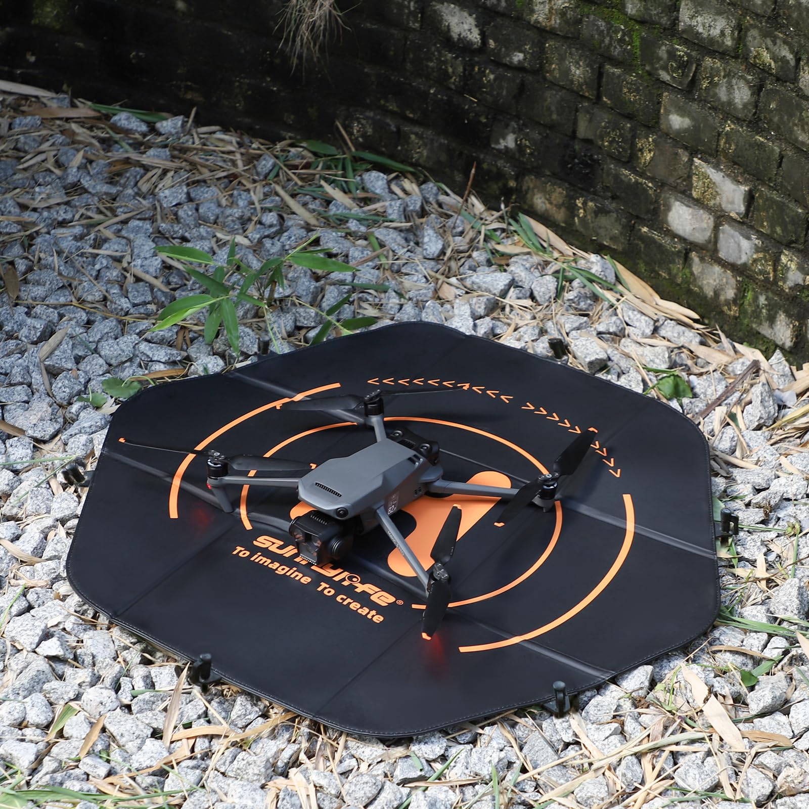 ZJRXM Drone di atterraggio grande pieghevole, 80 cm, accessorio per droni DJI Drones, universale e veloce, pieghevole, piattaforma di atterraggio per DJI Mavic 4 Pro/Mini 4 Pro/Air 3S/Flip/Avata 2