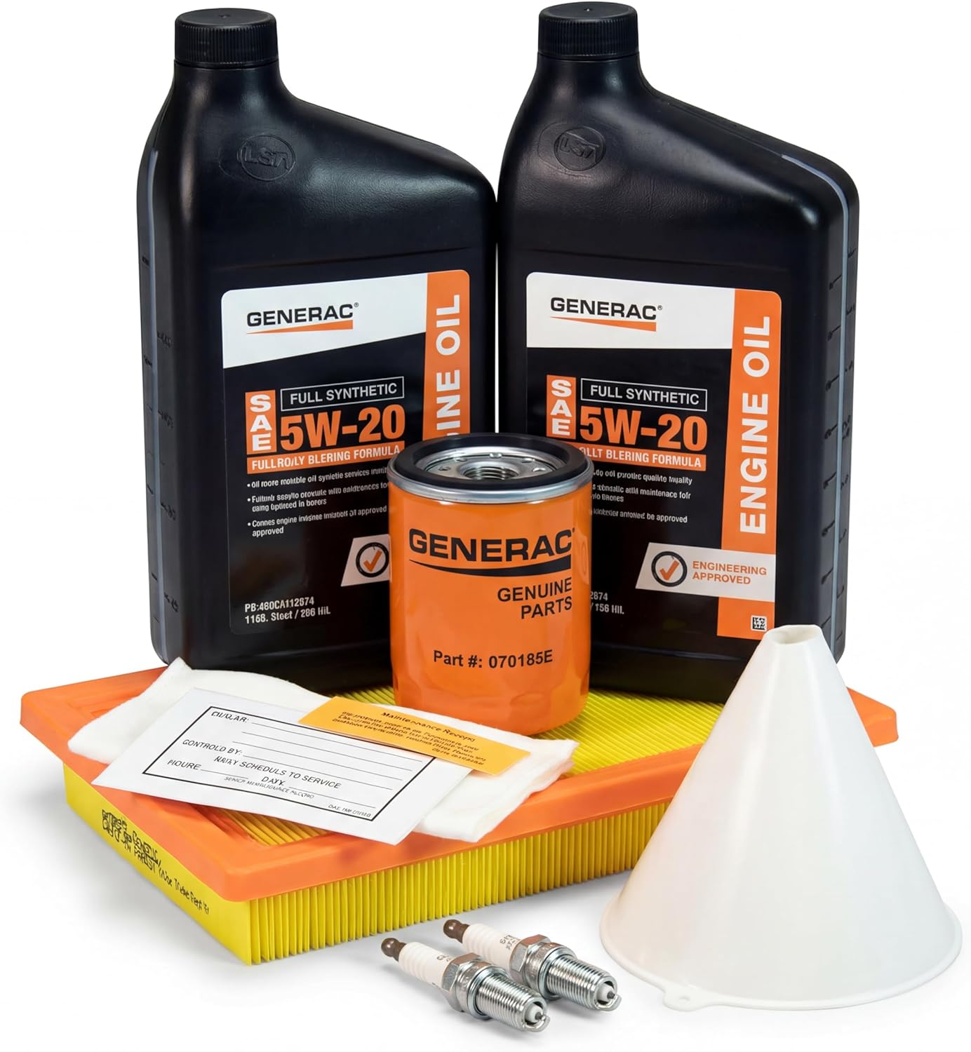 Generac 5W-20 Maintenance Kit for 20Kw-26Kw 999cc Generators (Replaces A0002074712)