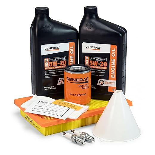 Generac 5W-20 Maintenance Kit for 20kW-26kW Generators