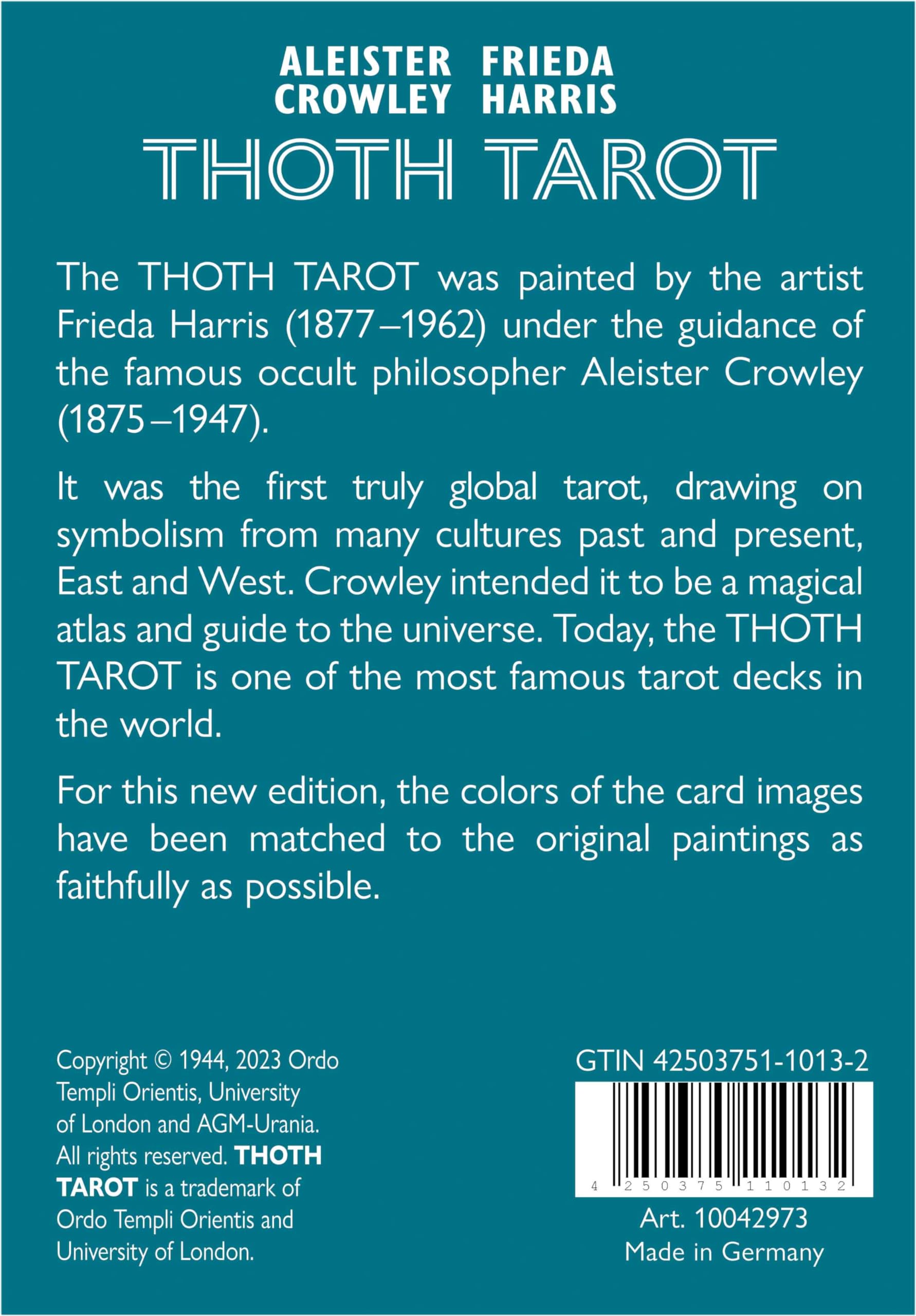 Aleister Crowley Thoth Tarot (Standard Edition, English, GB)