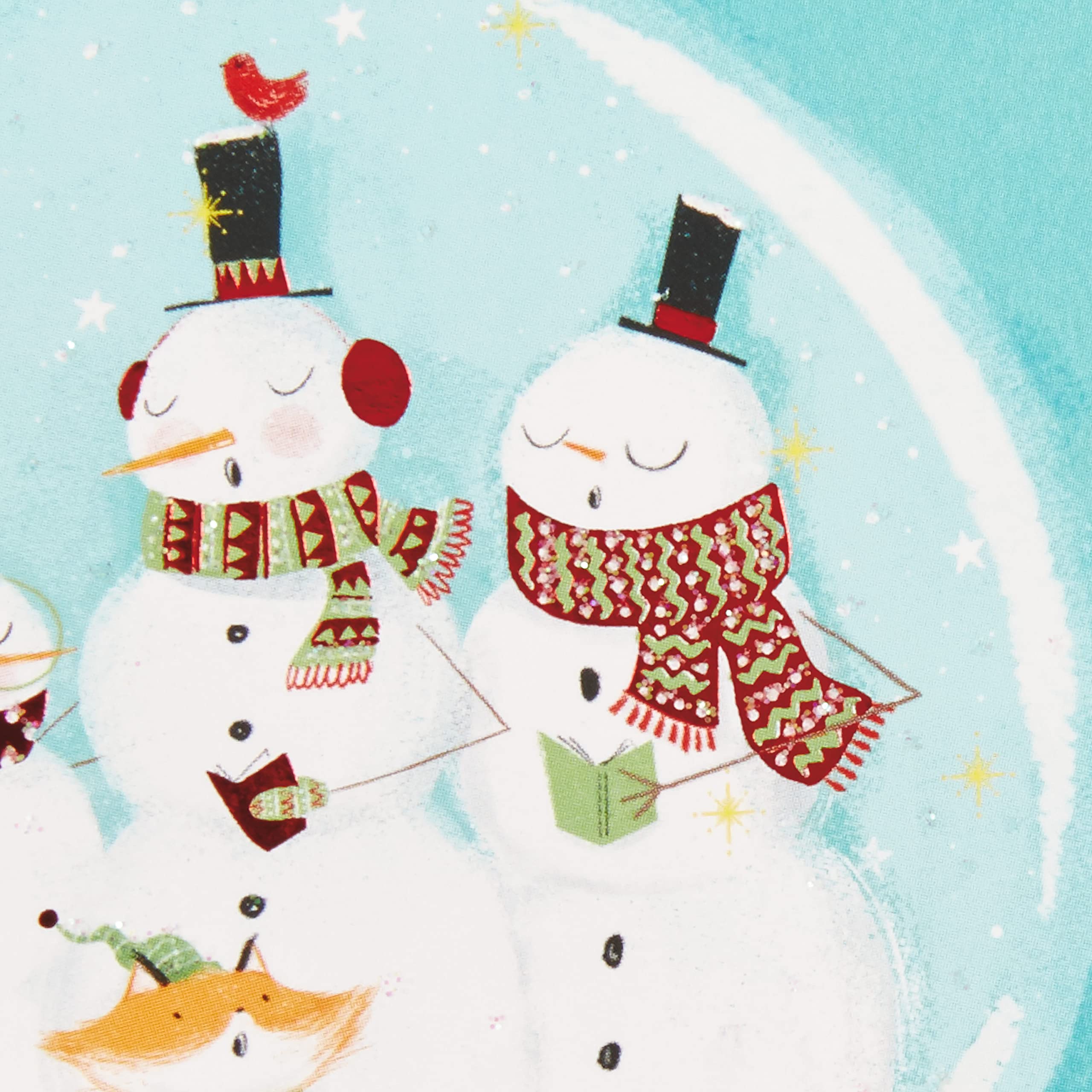 Hallmark Weihnachtskarte Mit Schneekugel Für Den Sohn – Mittelgroß, Mit Glitzer