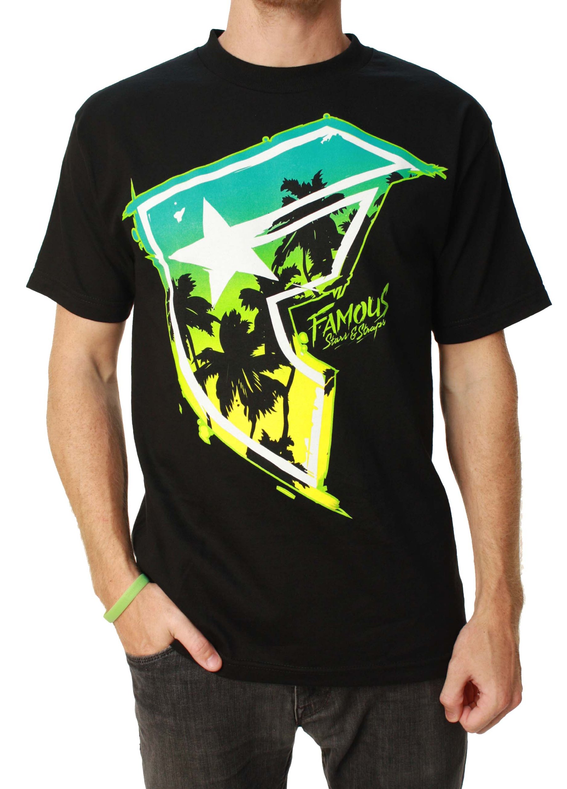 Famous Stars and Straps Men's Palmy Days T-Shirt