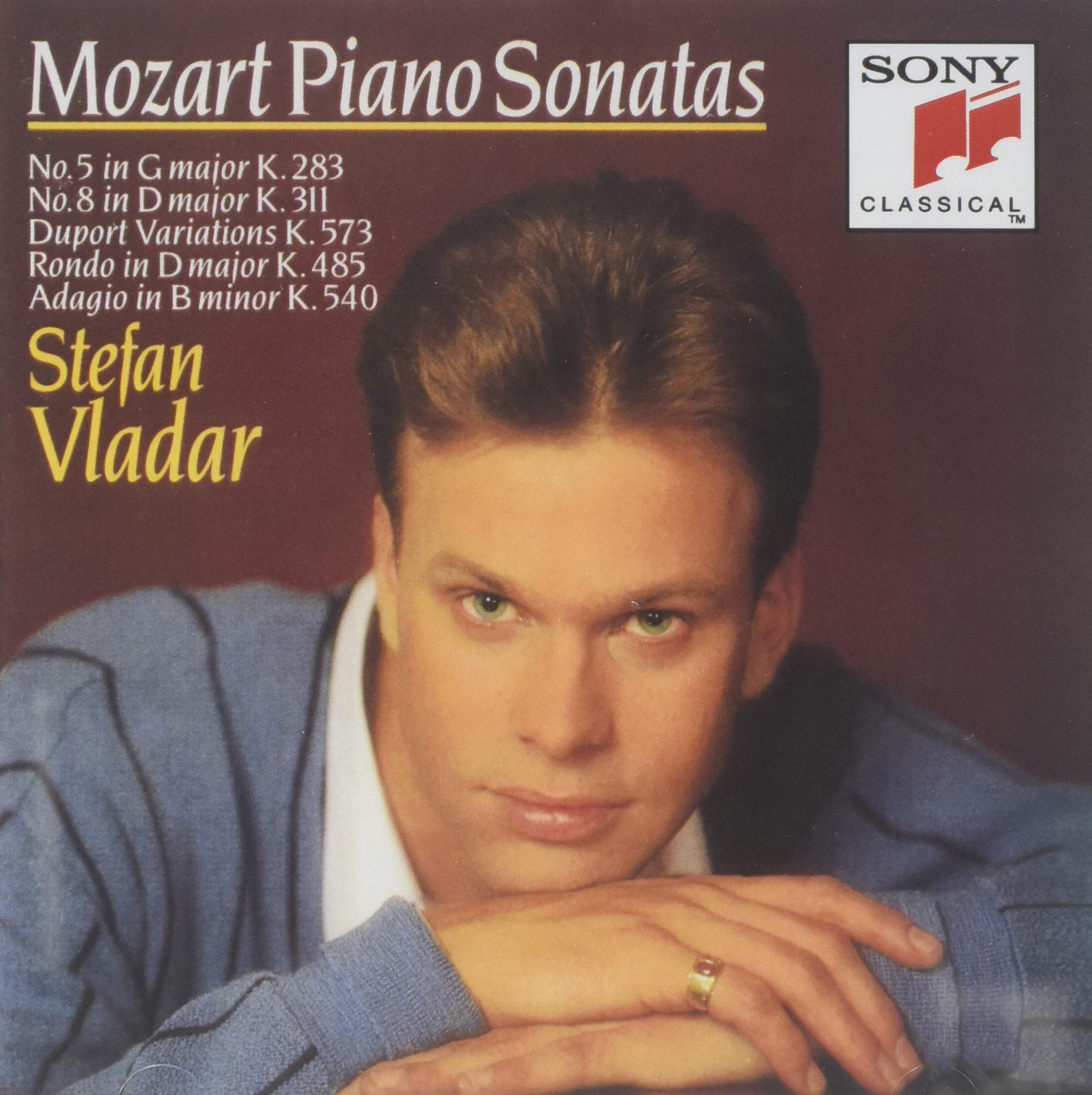 Mozart Piano Sonatas Nos 5 in G K283, No 8 in D K311, Duport in D K573, Rondo in D K485, Adagio in B minor K 540 (Sony) [Audio CD] Mozart; Vladar and Wolfgang Amadeus Mozart