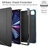 tomtoc Vertical Case for iPad Pro 11-inch M2/M1 4th/3rd Gen 2022-2021, Protective Anti-Bend Case Magnetic Stand Landscape/Portrait/Sketch Modes, Wireless iPad Pencil Charging, Auto Sleep/Wake Cover