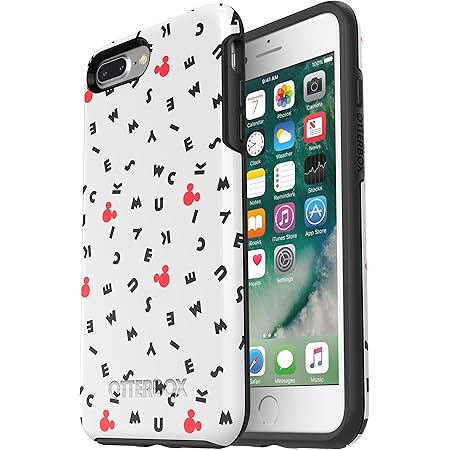 Amazon Com Otterbox Symmetry Series Disney Classics Case For Iphone 8 Plus Iphone 7 Plus Only Mickey Scramble Cell Phones Accessories
