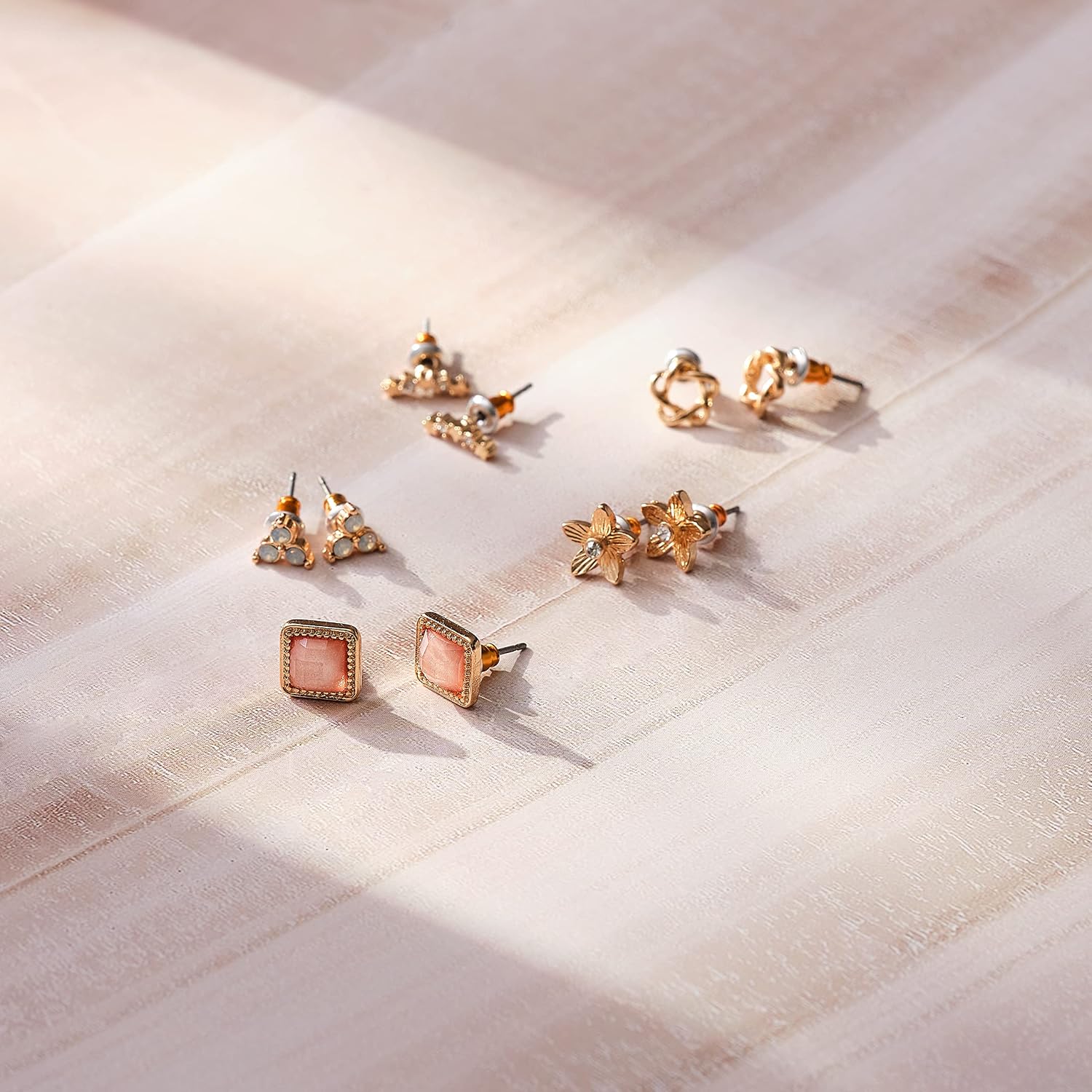 12 Pairs Acrylic Stud Set Earrings for Women, Diverse Colorful Hypoallergenic Fashion Jewelry for Special Moments Christmas Valentines Mother's day Gift