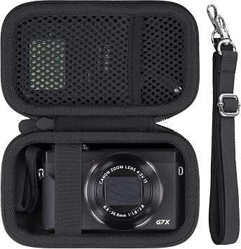 Camera Case for Canon PowerShot SX740 HS/G7X Mark III/G7X Mark II Digital CameraBlack Case