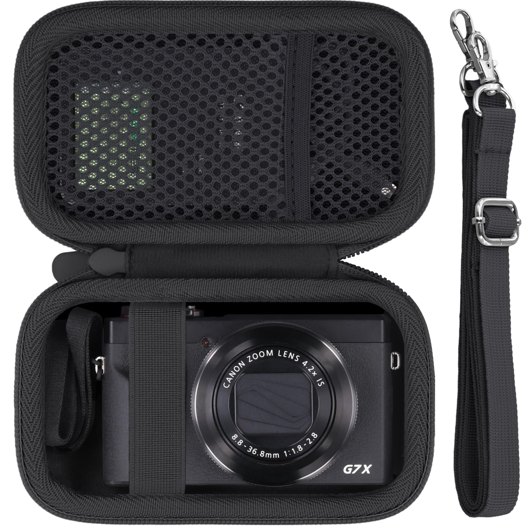 Camera Case for Canon PowerShot SX740 HS/G7 X Mark III/G7 X Mark II Digital Camera,Black Case-picture-27