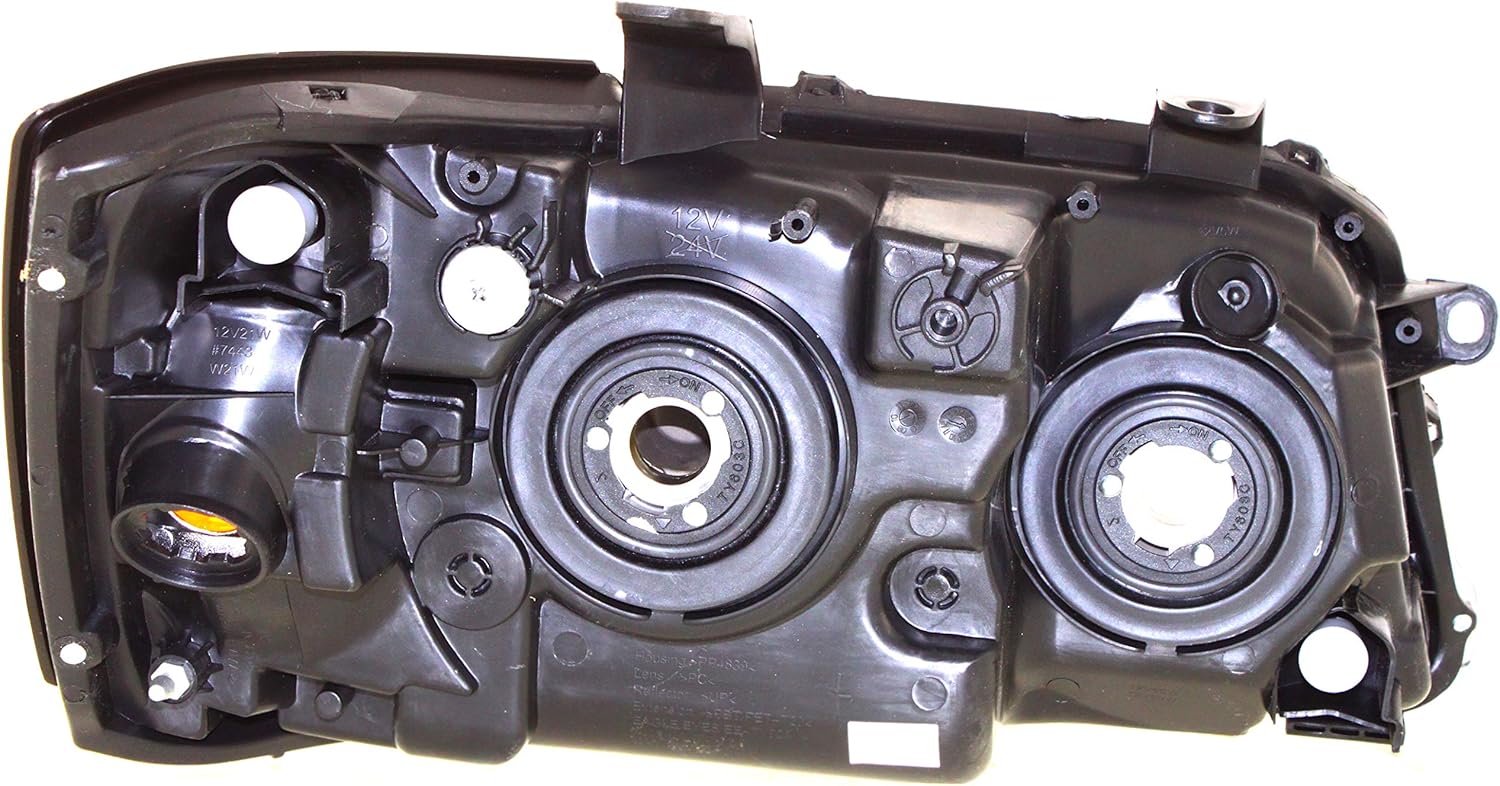 Evan Fischer Driver and Passenger Side Headlight for Toyota Highlander 2004-2006 Halogen Without bulb(s) Replaces# 8117048280 8113048280