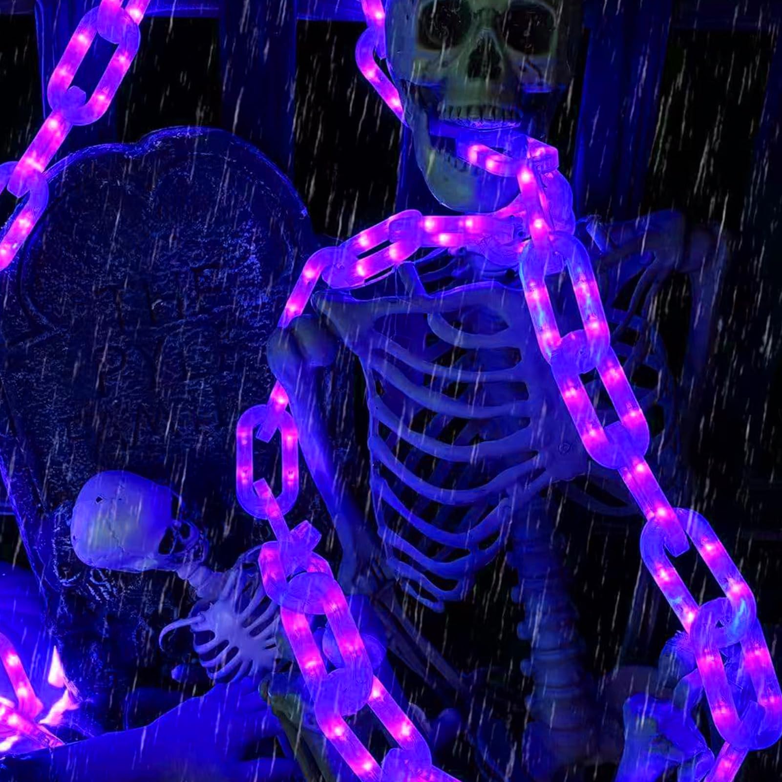 Halloween Łańcuch Światełek Sezonowa Dekoracja Odporna na Warunki