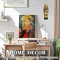 Vista 8 de TUT - Soporte de incienso egipcio para palos, soporte para incienso TUT, quemador de aroma egipcio coleccionable, iconos King TUT del antiguo