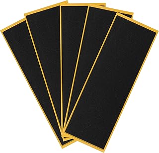 Teak Tuning 5PK Prolific Easy Peel Foam Grip Tape - Thick Edition - Adhesive Backing - Soft, Professional Quality Foam - Optimal Control - 110mm x 38mm - Includes File for Clean Application