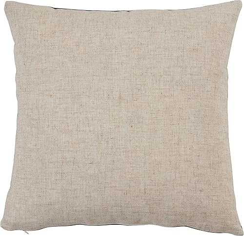 Miniatura 2 de SARO LIFESTYLE Cleo Collection - Almohada geométrica de terciopelo con relleno de poliéster, 18 x 18 pulgadas, color negro