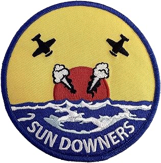VF-111 SUNDOWNERS Squadron Patch â€“ Plastic Backing