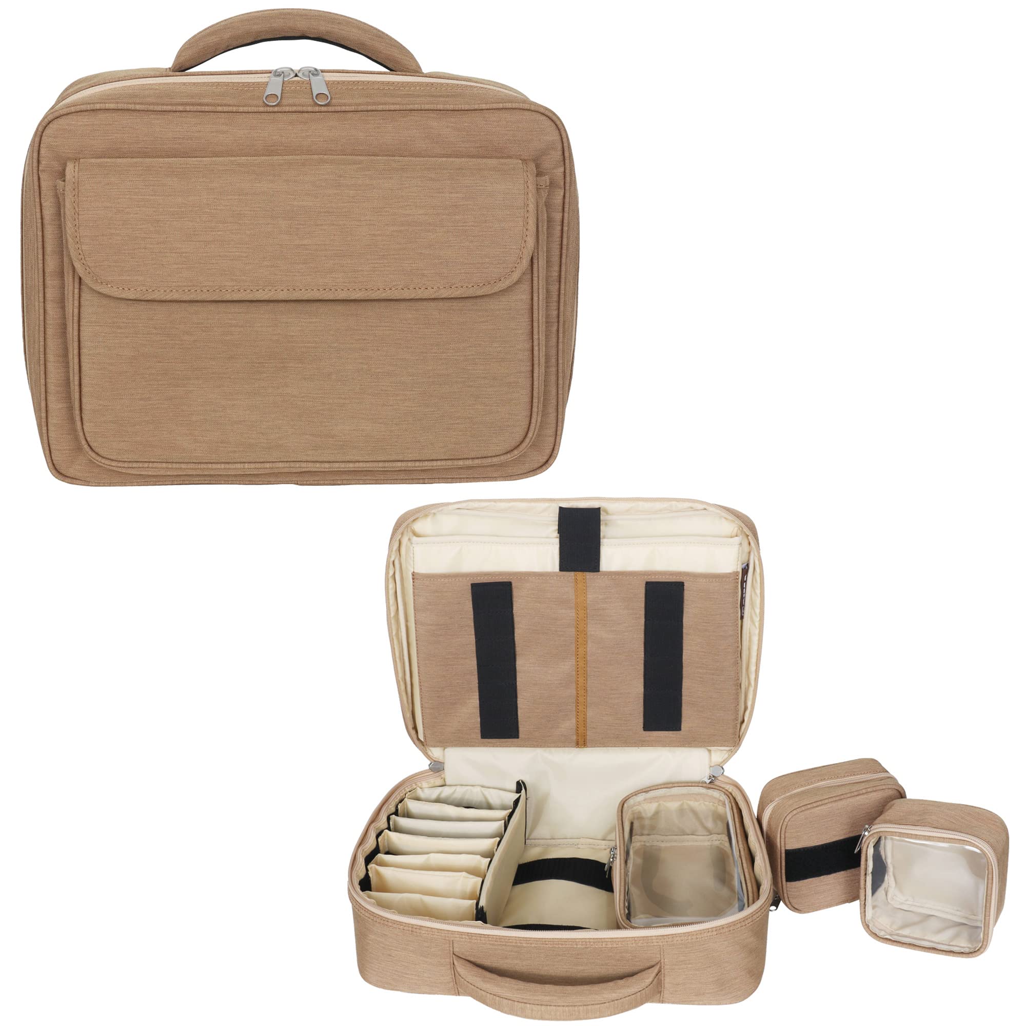 Gima - Bolsa versátil, diseñada para permitir a las enfermeras transportar equipos médicos, marrón/beige, 27135