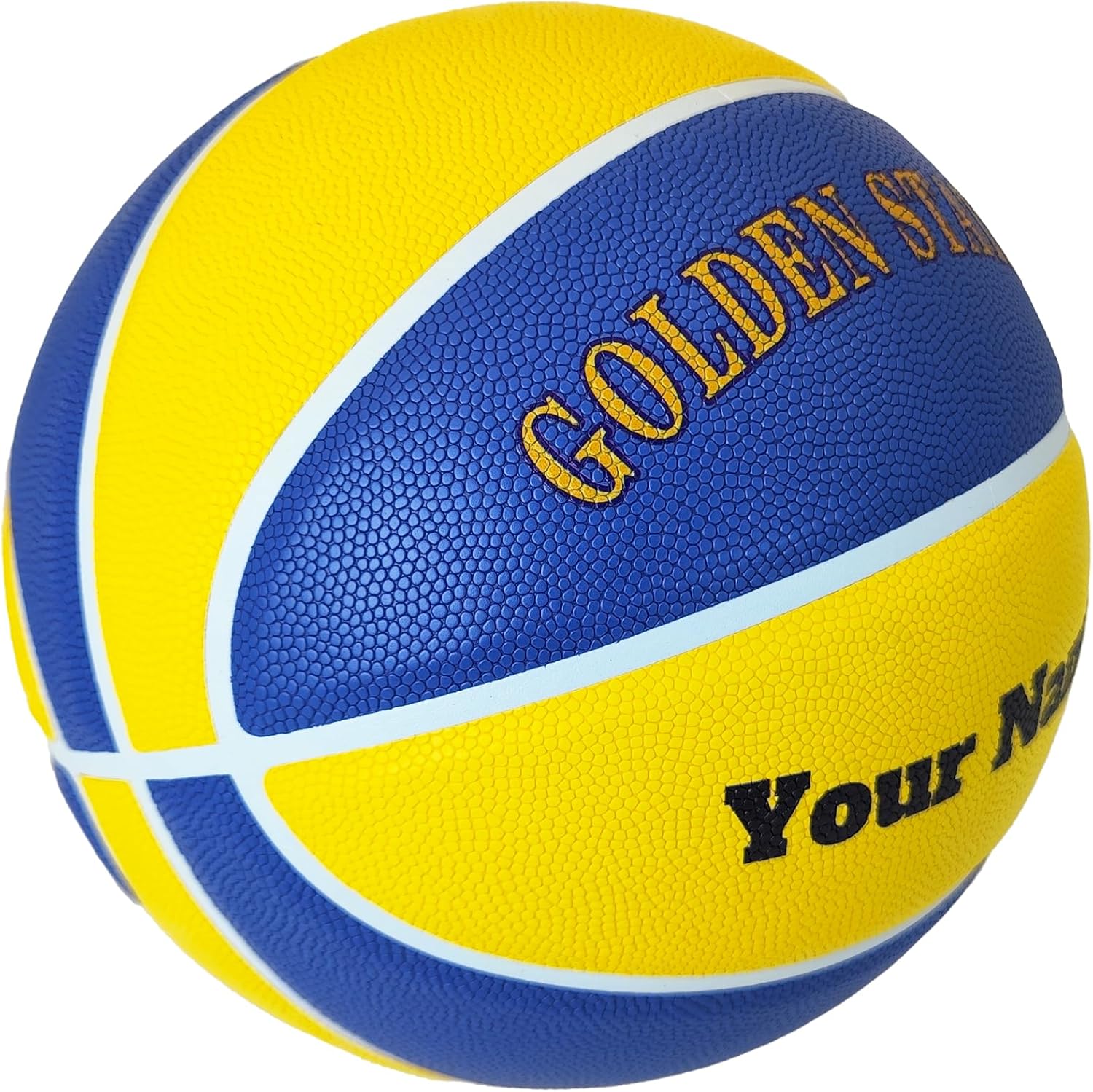 Personalize Customized Basketballs, Customize Name, Logo, Text, Photos on Basketball, Official Size 7 (29.5") Indoor Outdoor Leather Basketball Gifts for Men, Women (Green Black)