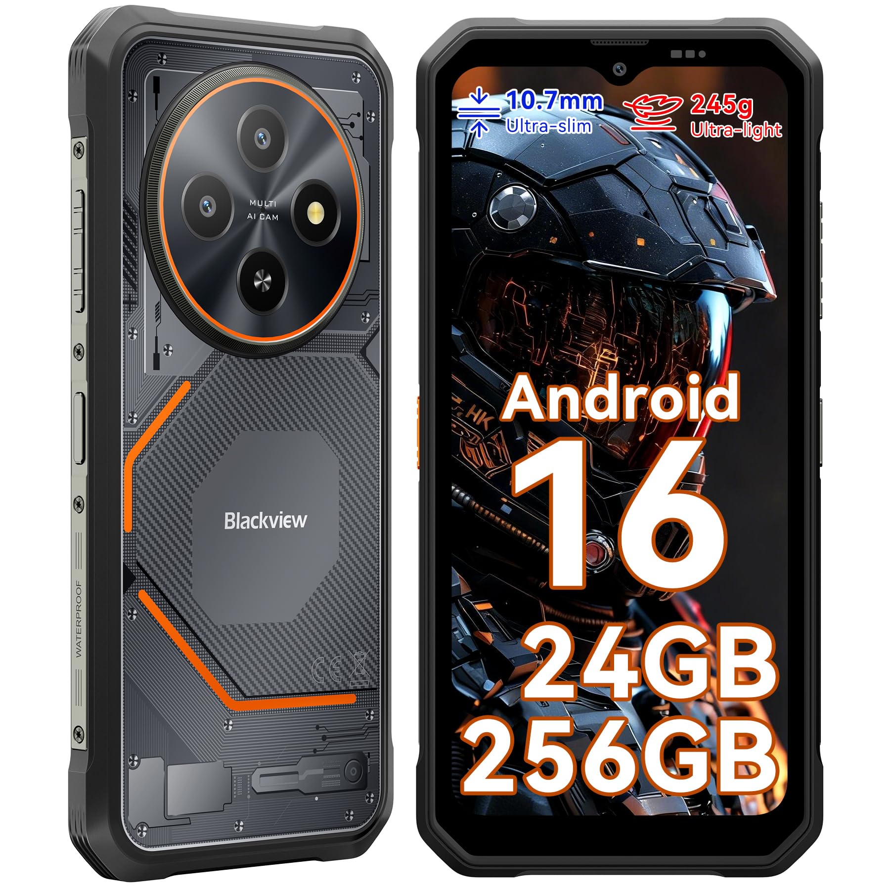 forte smartphone rugged android 15 24gb 2tb ip69k